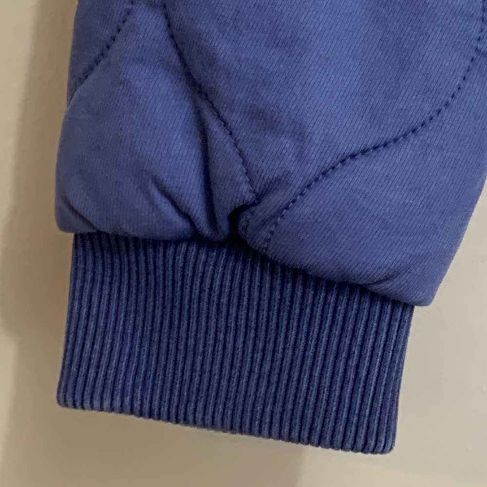 Universal Thread | Blue Quilted Lined Zip Snap Dr… - image 4